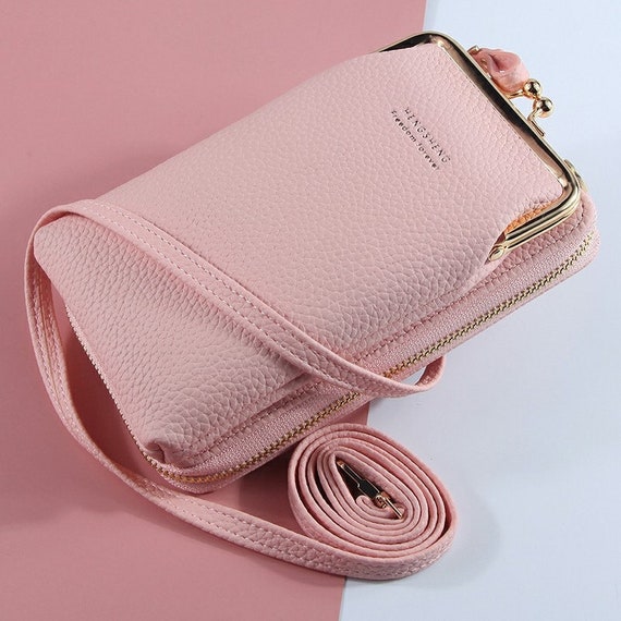 Small Crossbody Bag Cell Phone Purse Wallet with Credit Card  Slots,Beige，G109770 - Walmart.com