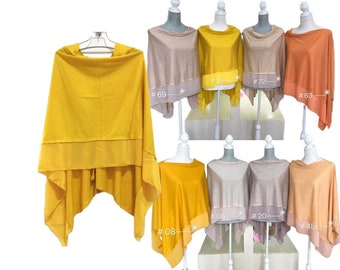 Lightweight Ponchos In these Gorgeous Shades to suit all! fits UK 8 to 18 - Please check my other Listing for this range for more colours!