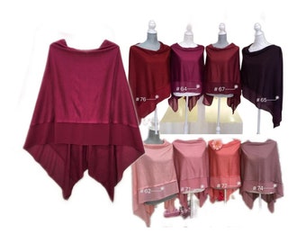Lightweight Ponchos In these Gorgeous Shades to suit all! fits UK 8 to 18 - Please check my other Listing for this range for more colours!