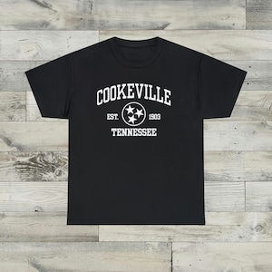 Koszulka w stylu college'u Cookeville, Tennessee