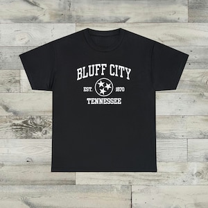 Bluff City, Tennessee College Style Tee