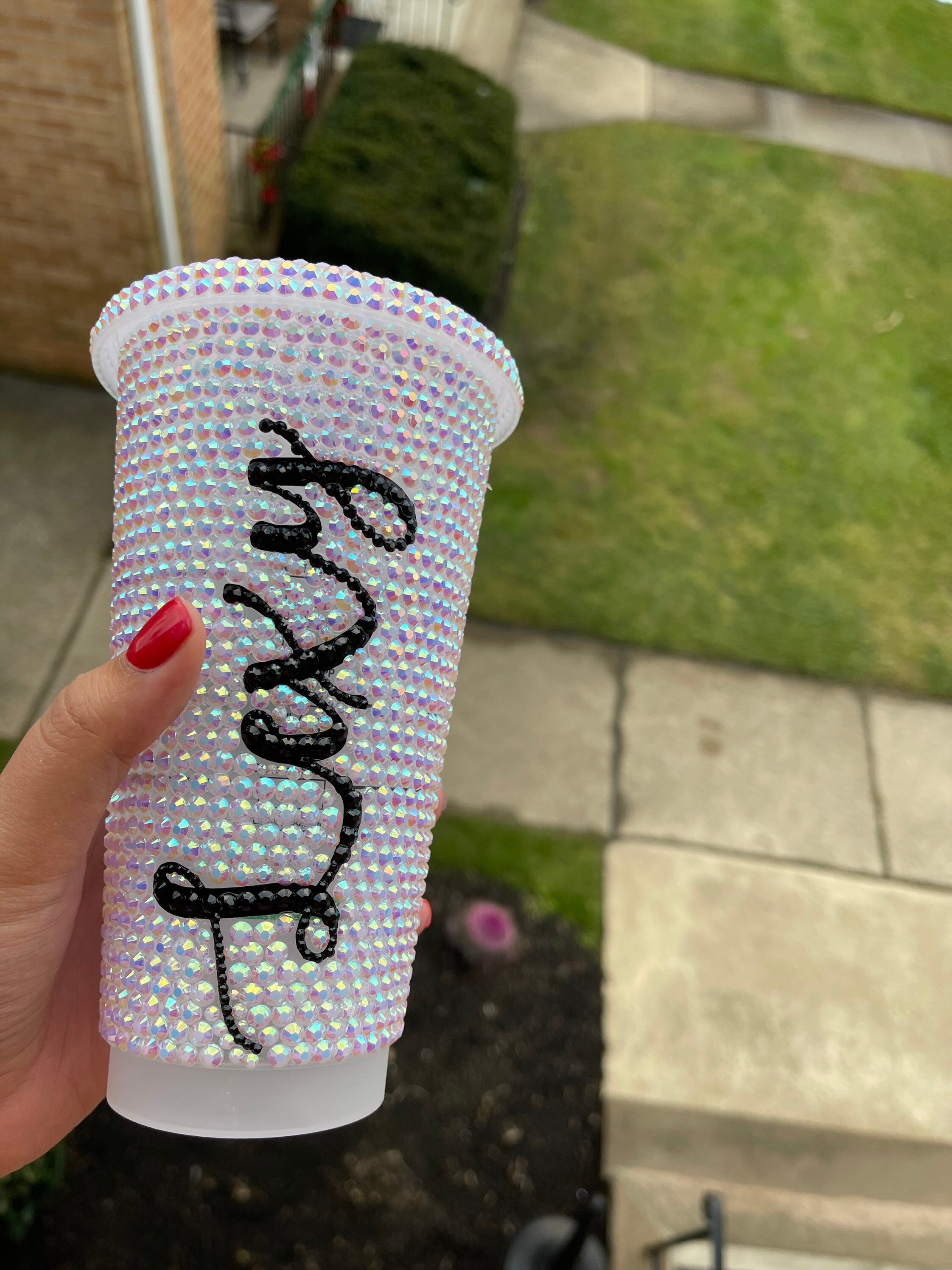 rhinestone starbucks tumbler