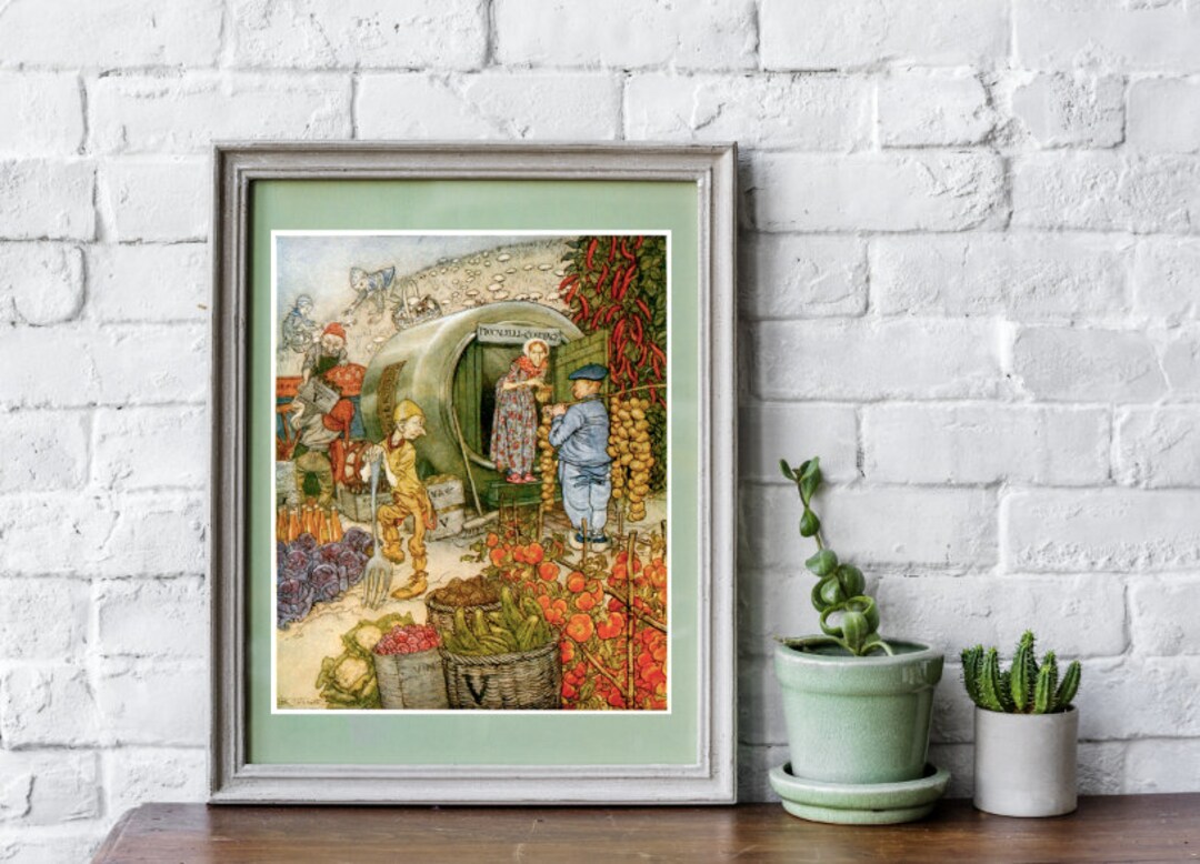 Fairytale Cottage Core Art Print -piccalilli Cottage - English ...