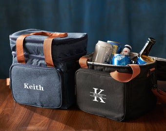 Personalisierte Lunch-Tasche mit Namen, personalisierte Kühltasche, Trauzeugen-Kühltasche, personalisierte Bier-Kühltasche, individuelle Kühltasche für mich, Papa-Tasche