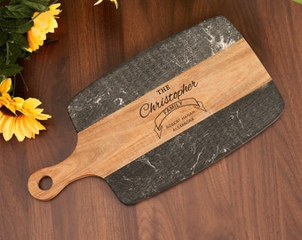 Handle cutting board,Cheese Board for Couples,Custom cutting board,wooden cutting board,custom wedding gift,housewarming gift,Handmade Gift