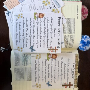 Printable Bible Study Tip-Ins: Prayer, Covenants, Commandments (PDF Download)