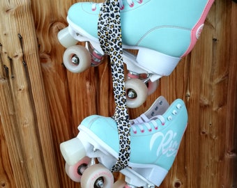 Roller Skate Tragegurt Rollschuhe Leopard