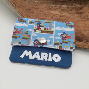 Kinder Geldbörse Super Mario mit Namen personalisiert