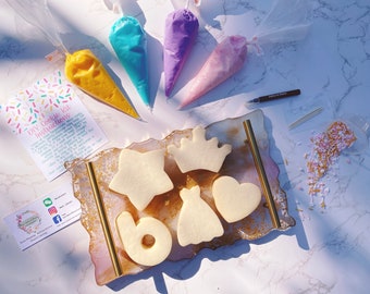 Princess DIY Cookie Decorating Kit, Birthday Party Activity