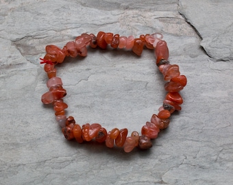 Carnelian Chip Bracelet