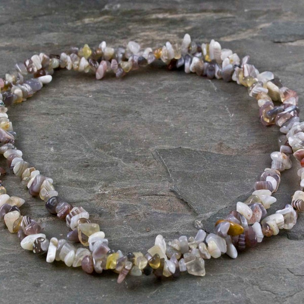 Botswana Agate Chip Necklace