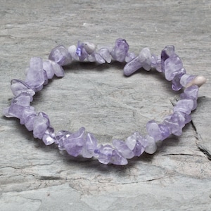 Lavender Jade Chip Bracelet