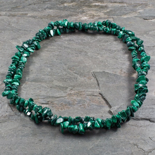 Malachite Chip Necklace