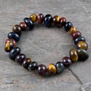 Mixed Tiger Eye Bead Bracelet