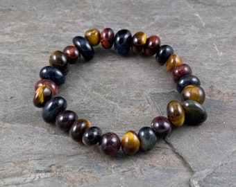 Mixed Tiger Eye Bead Bracelet
