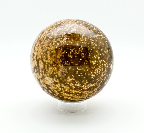 オーシャンジャスパー スフィア 90 mm スタンド付き (マダガスカル