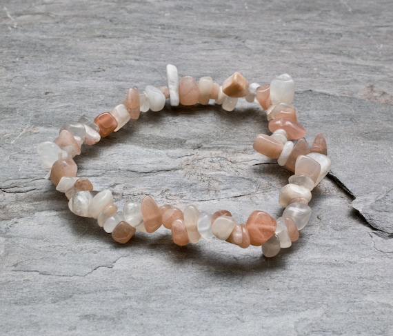 Multi Stone Sterling Silver Bracelet, Five Round Shape