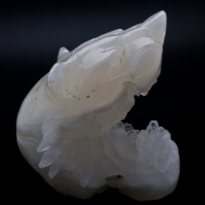 Agate and Quartz Carved Tiger