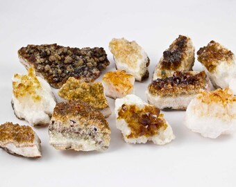 Raw Citrine Druzy Cluster