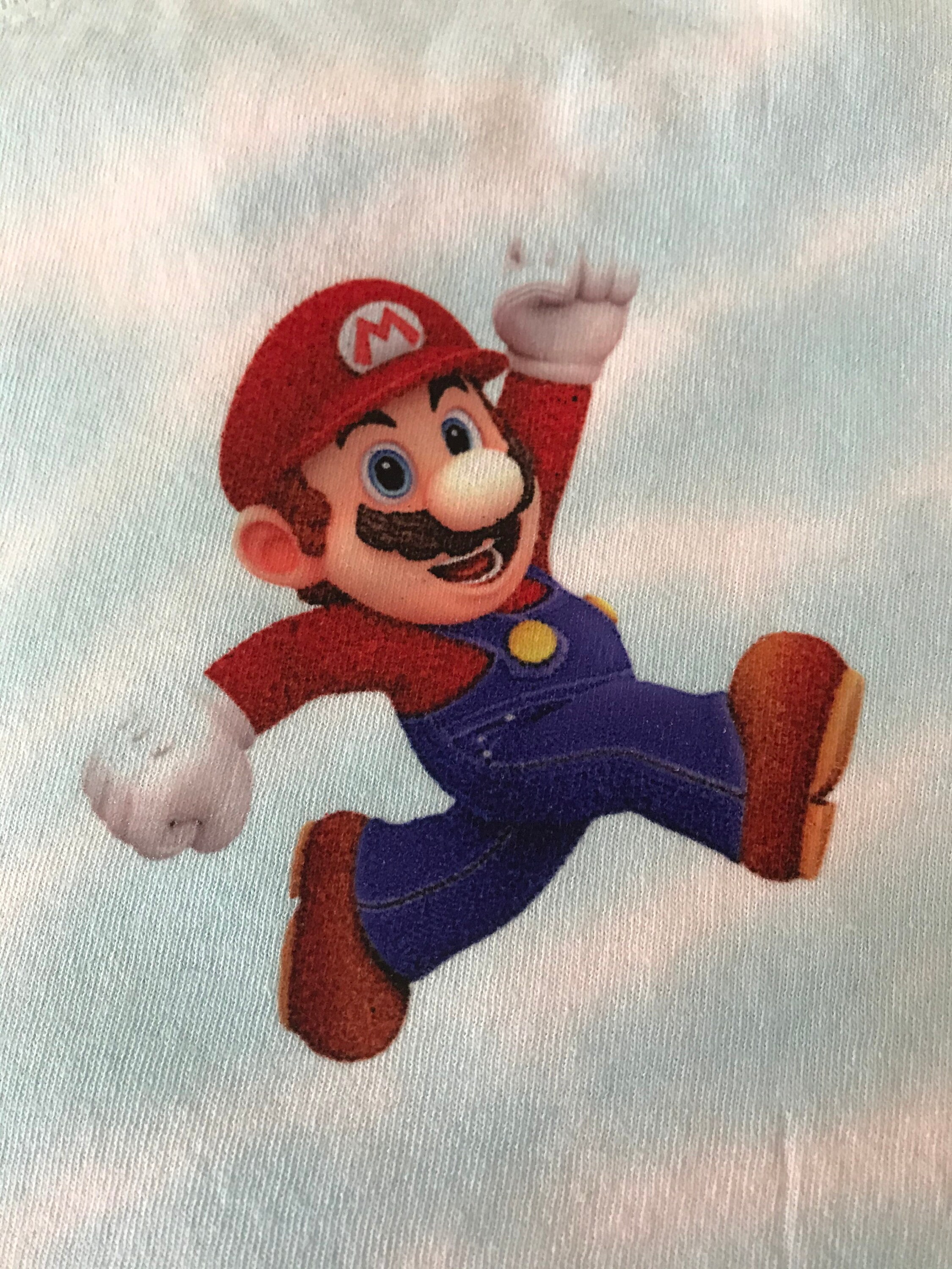 Mario Tie Dye T-shirt | Etsy België