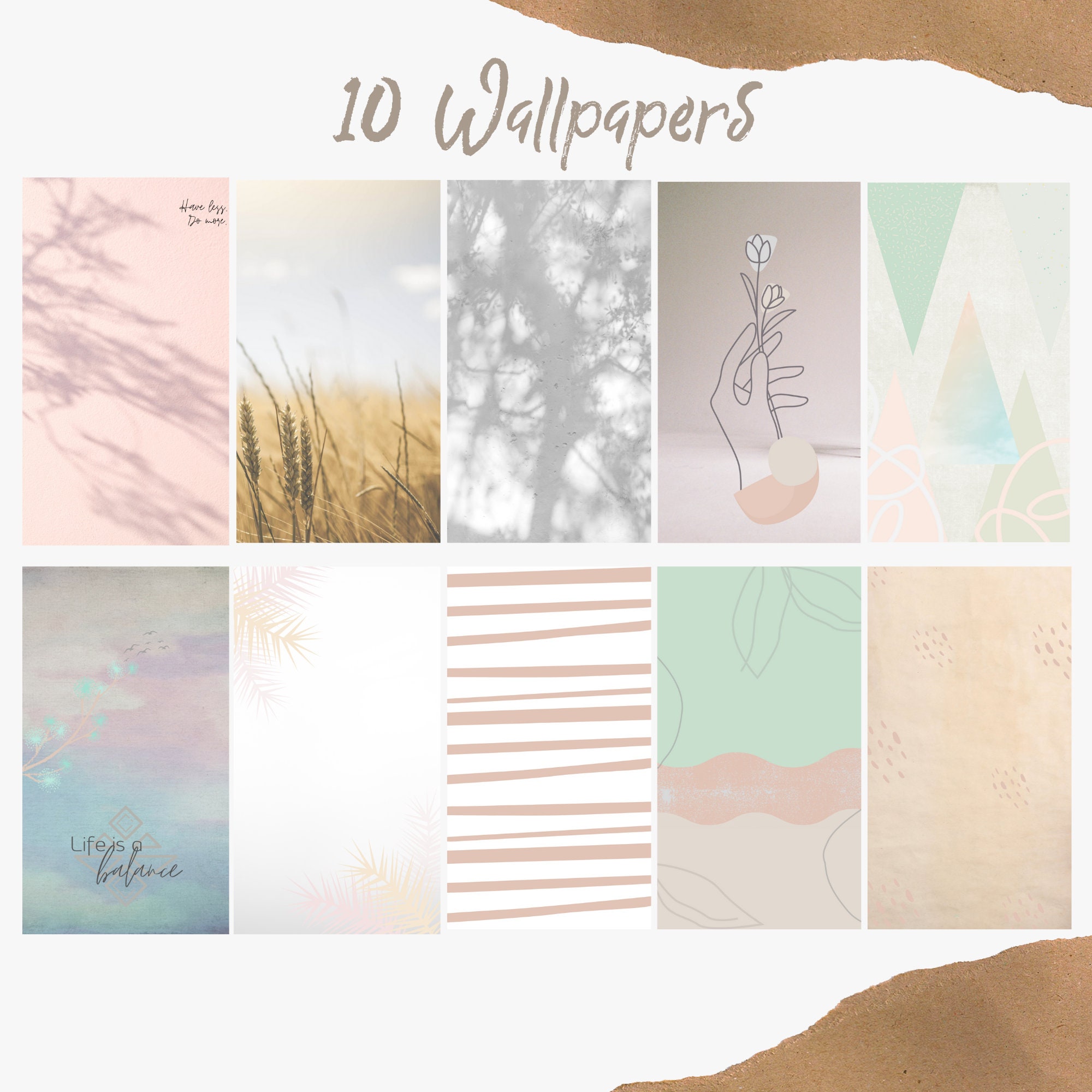 Nude Aesthetic iPhone iOS 14 App icons Theme Pack Cream Beige | Etsy