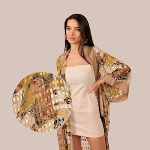 Boho Kimono Robe – Festival Outfit – Handmade Lightweight Kimono – Summer Cover Up – Designed for Modern Goddesses