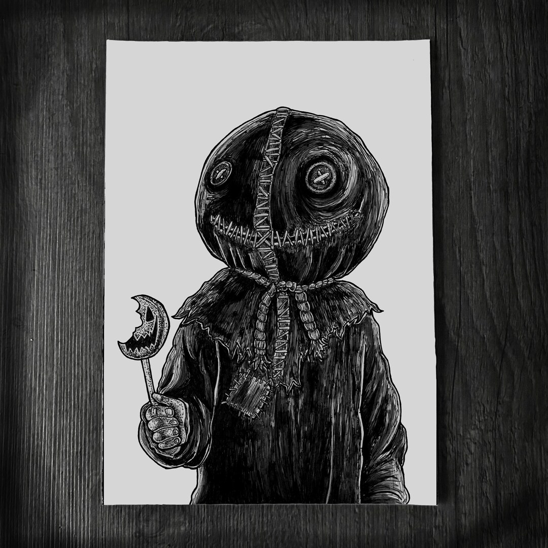 Sam (trick R Treat) A5 Print - Etsy