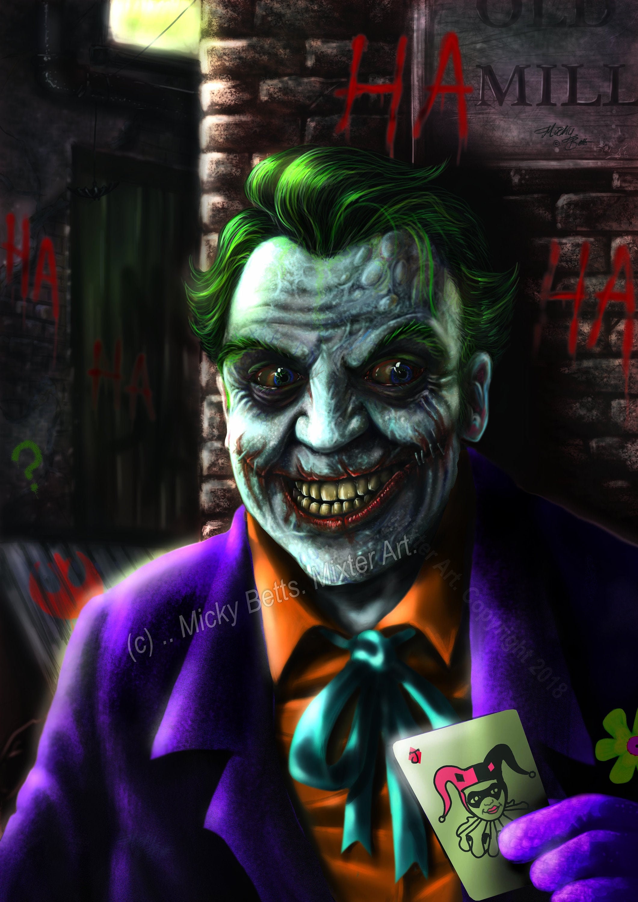 The JOKER fan Art Digital Download Etsy