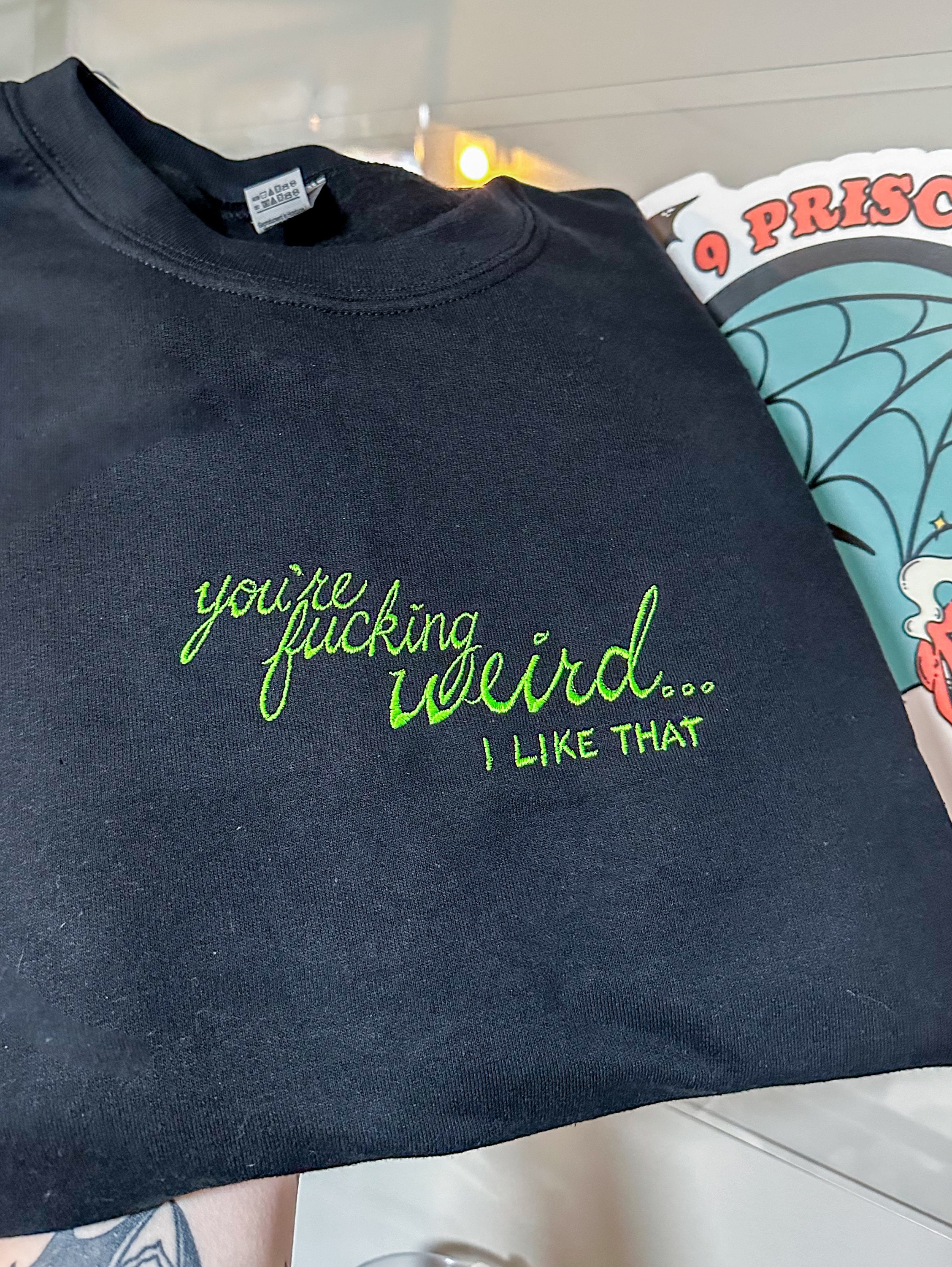 You're on Your Own Embroidered Sweatshirt // YOYOK // You