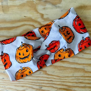 Pumpkin Headband-Cute Headband-Skeleton Headband-Floral Skull