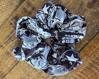 Tarot Scrunchie-Lindo Scrunchie-Halloween Scrunchie-XL Scrunchie