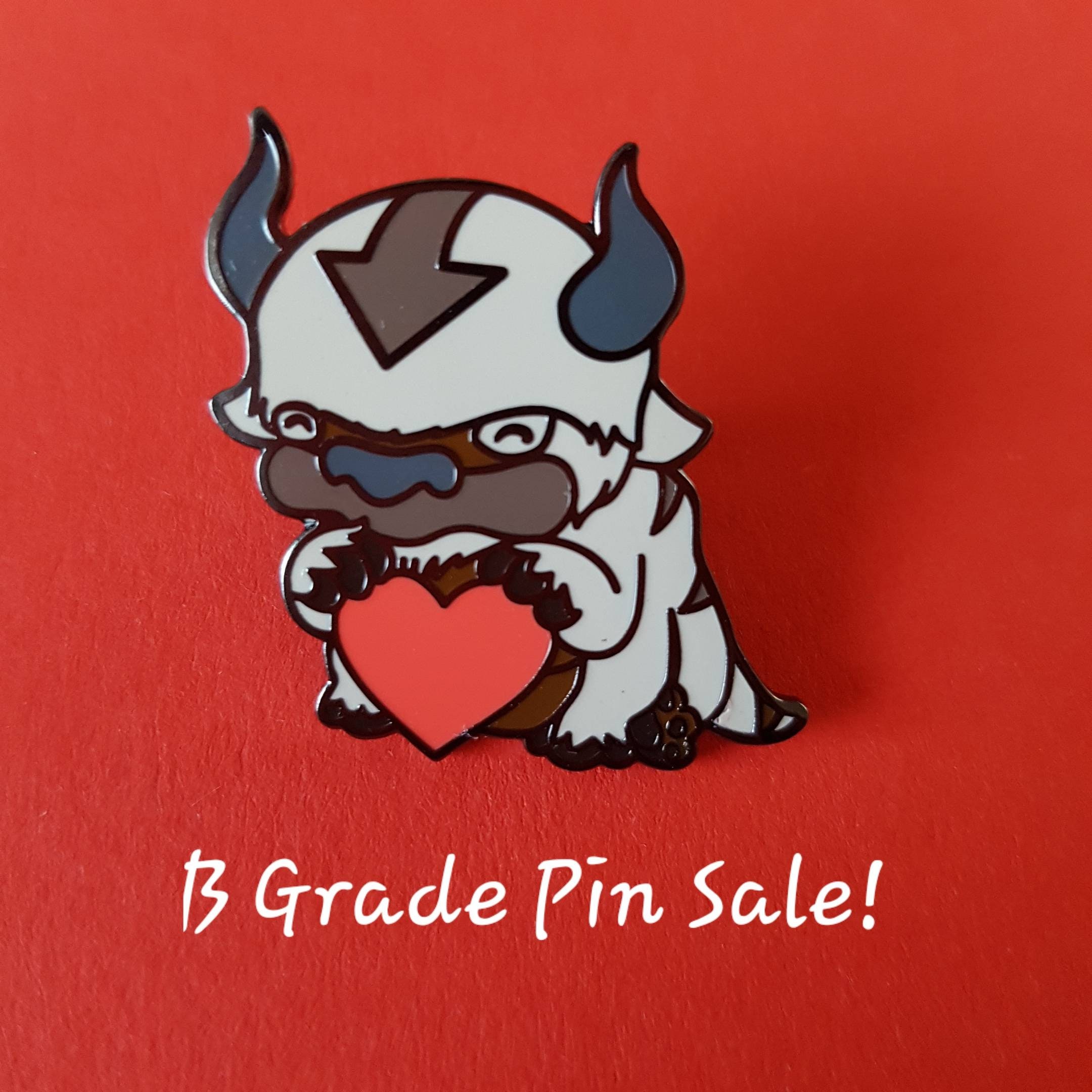 Seconds Appa the Sky Bison Cute Hard Enamel Lapel Pin Badge with Love…