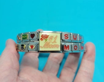 Mega Italian Charms: Large Size 18MM Bracelet Charm - Family, Holiday, Occupation, Animals