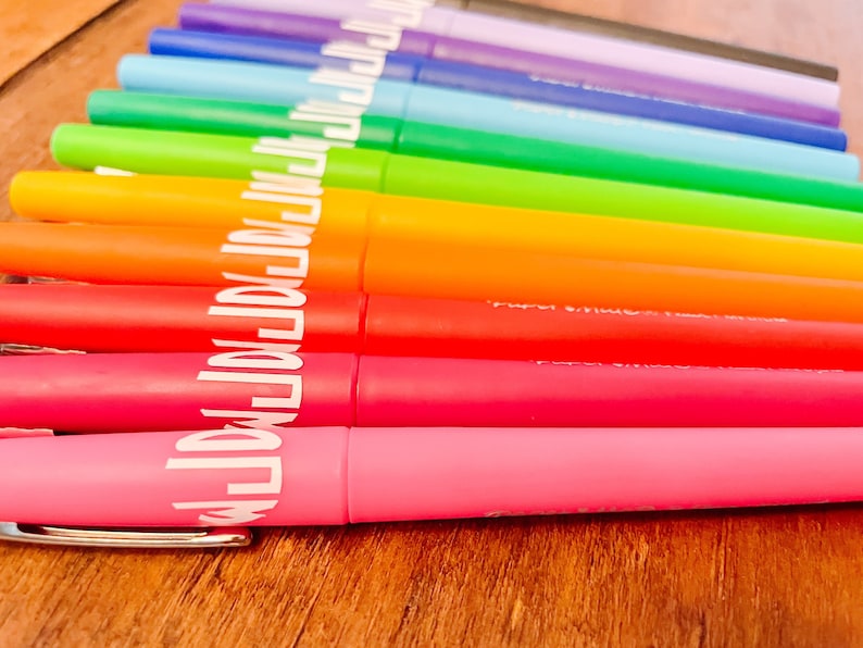 Monogrammed Flair Pens, Personalized Pens, Back to School, School