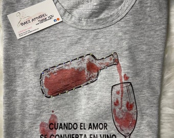 Wine themed drink shirt