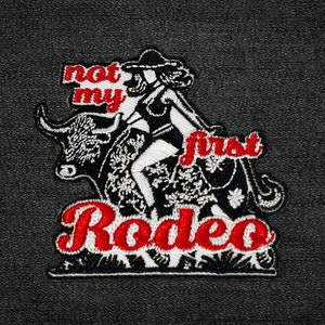 Rodeo Embroidered Iron On Patch, Country Music Gift