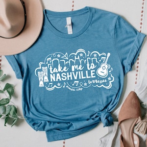 Nashville Tshirt, Country Music T-shirt, Men's & Women's Tee