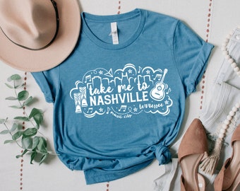 Nashville Tshirt, Country Music T-shirt, Men's & Women's Tee