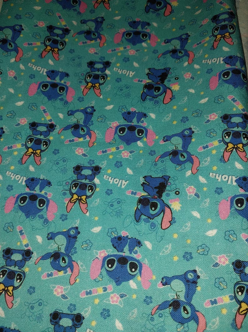 Lilo & Stitch Fabric TONS PATTERNS See Description New Added 9/8 - Etsy