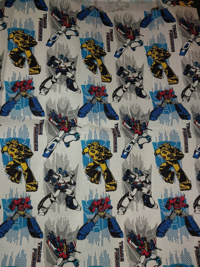 Transformers 100% Cotton Remnants New Sizes Added 5/9 - Etsy