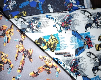 Transformers 100% cotton remnants new sizes added 7/28
