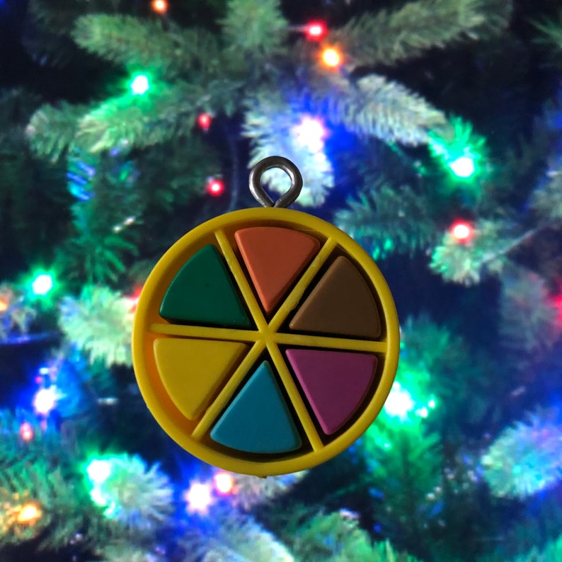 Trivial Pursuit Christmas Ornament Keychain Handmade Original Etsy