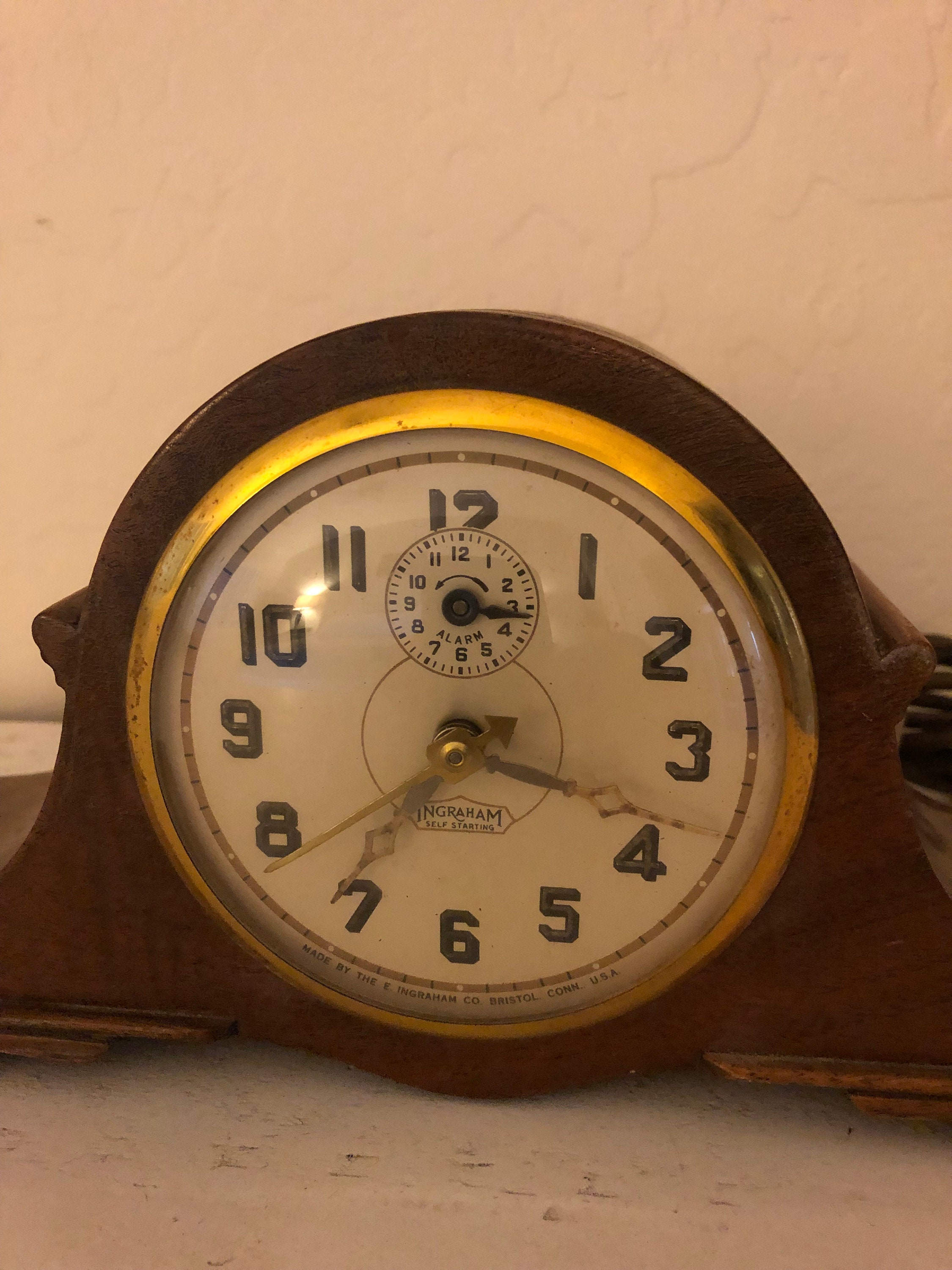 Vintage E Ingraham Co Clock nellspa.ro