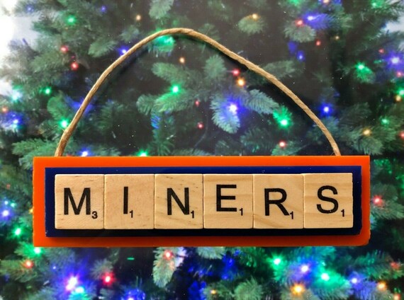 Utep Christmas Lights 2022 Miners Utep University Texas El Paso Christmas Ornament | Etsy