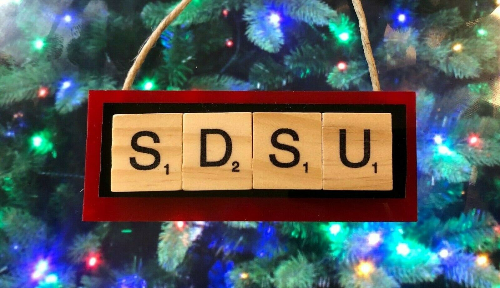 SDSU Aztecs San Diego State University Christmas Ornament Etsy