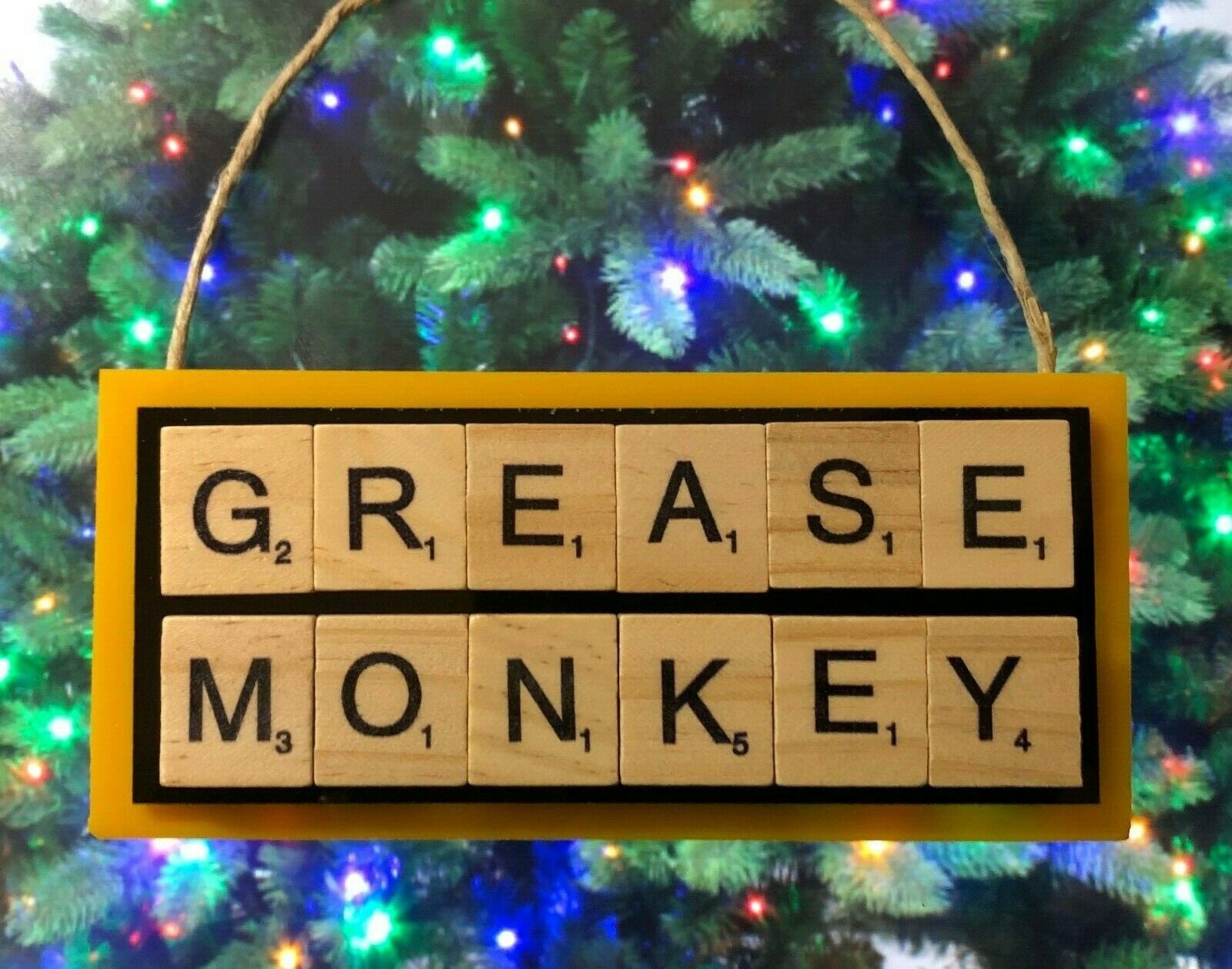 Grease Monkey High Performance Auto Parts Christmas Ornament Etsy
