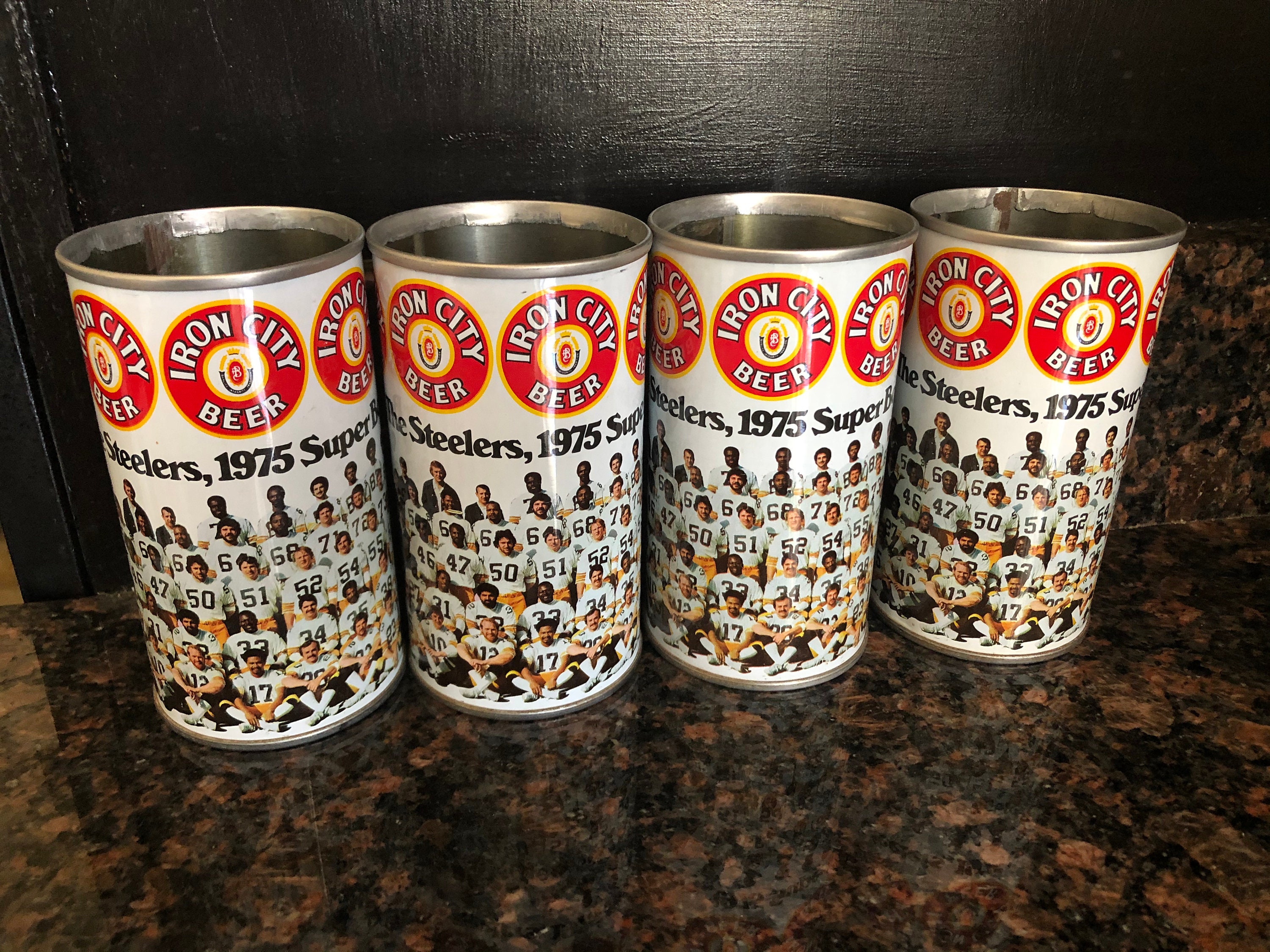 Iron City Beer Can Pittsburgh Steelers Pennsylvania Lot 4 Etsy