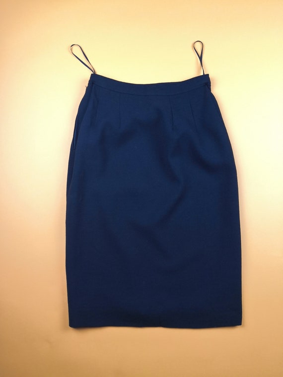 Jean Muir 1990's, unworn, black pencil skirt, size