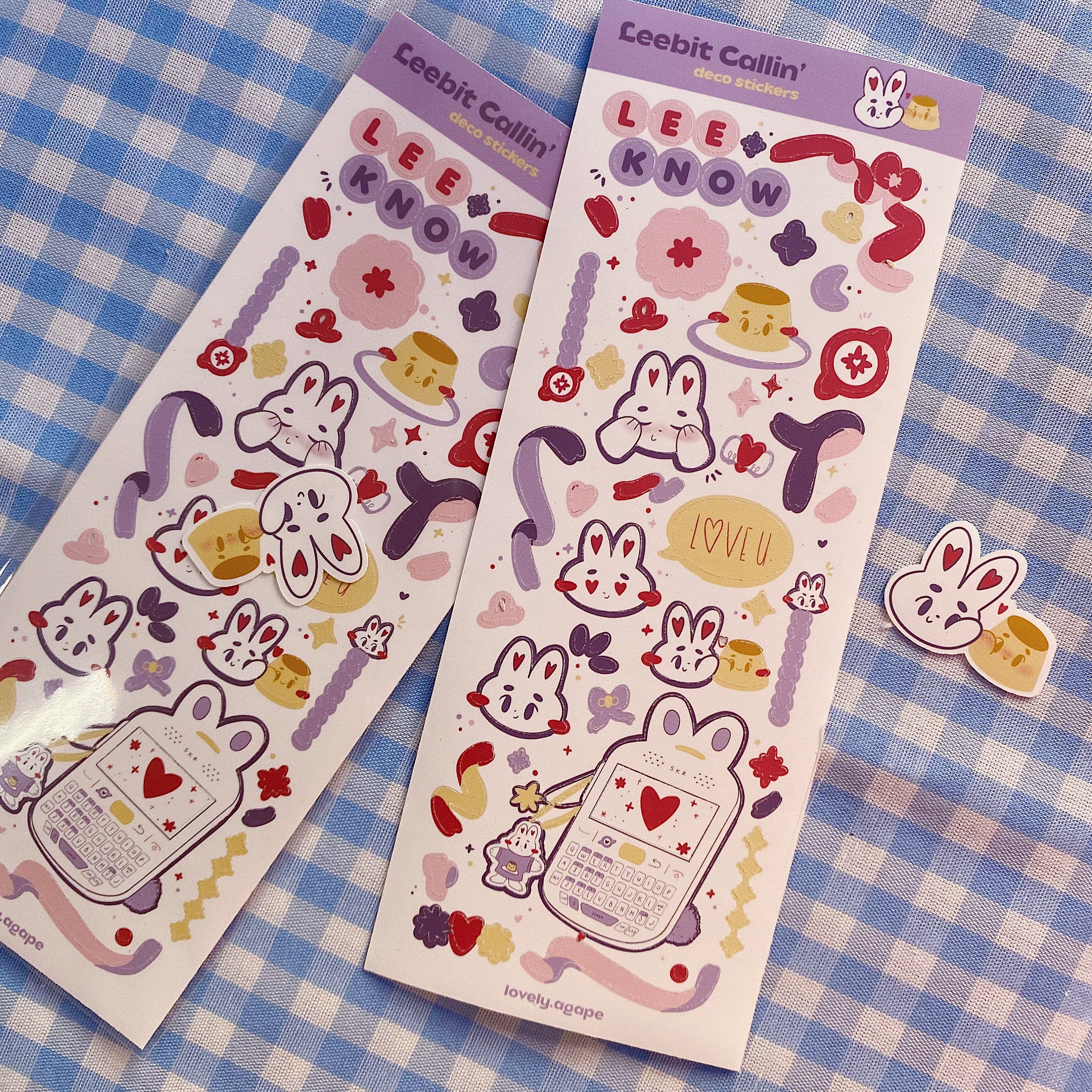Leebit Callin' - Sticker Sheet - Etsy