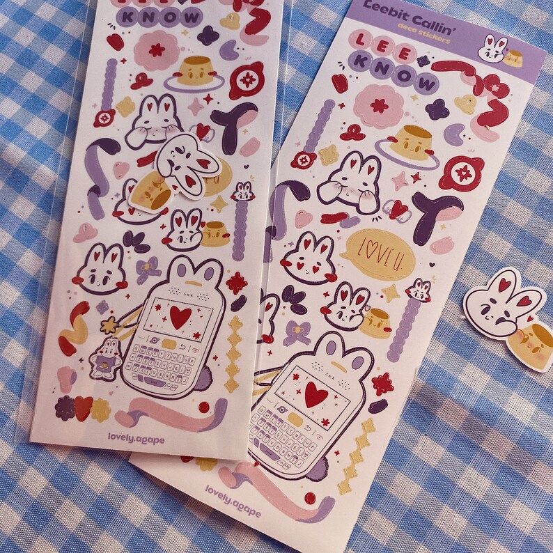 Lee Bit Sticker Leebit Callin' - Sticker Sheet - Etsy